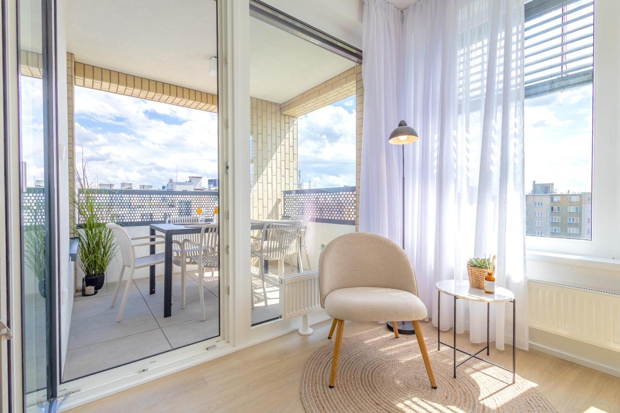 Bright 2Br - 4Th Floor, Balcony, Free Parking By Gravity Prague Daire Dış mekan fotoğraf